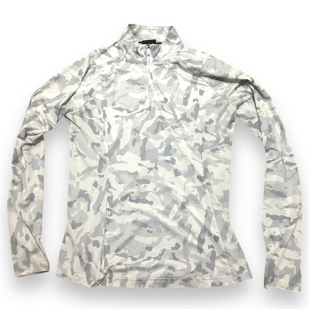 PXG Women’s 1/4 zip | White camo | XS
